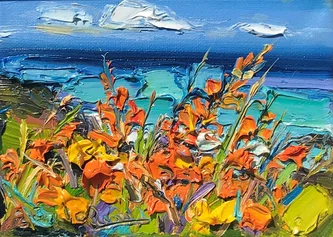 Montbretia in Sea Breeze